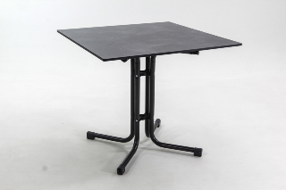 Gartentisch mit Compactplatte 80x80 cm dark slate