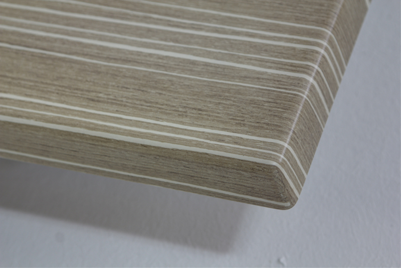 Tischplatte Werzalit 110x70 cm wetterfest Dekor Beton Ersatztischplatte Bistro 