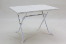 Gartentisch 120x80 cm klapp-o-matic - weiß marmoriert