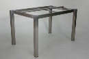 Edelstahl - Tischgestell 130x80 cm