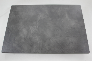 Tischplatte von Topalit  110x70 cm, Dark Slate